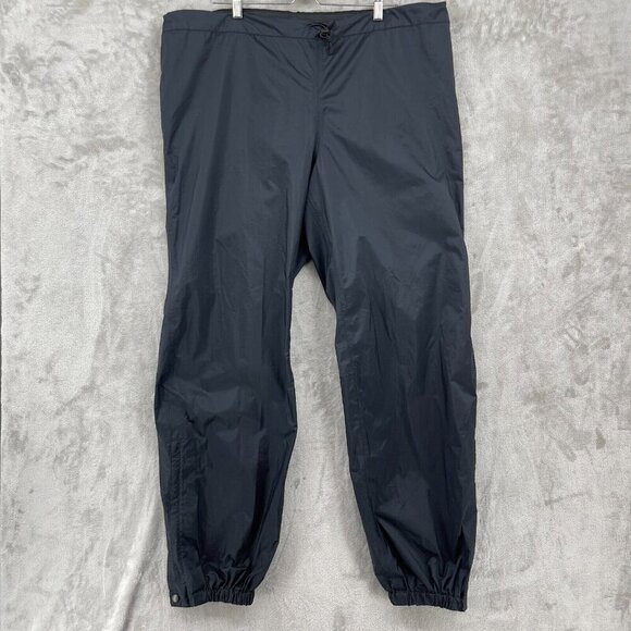 Patagonia Ripstop Nylon Rain Pants Wind Proof Packable Hiking Ankle Zip
